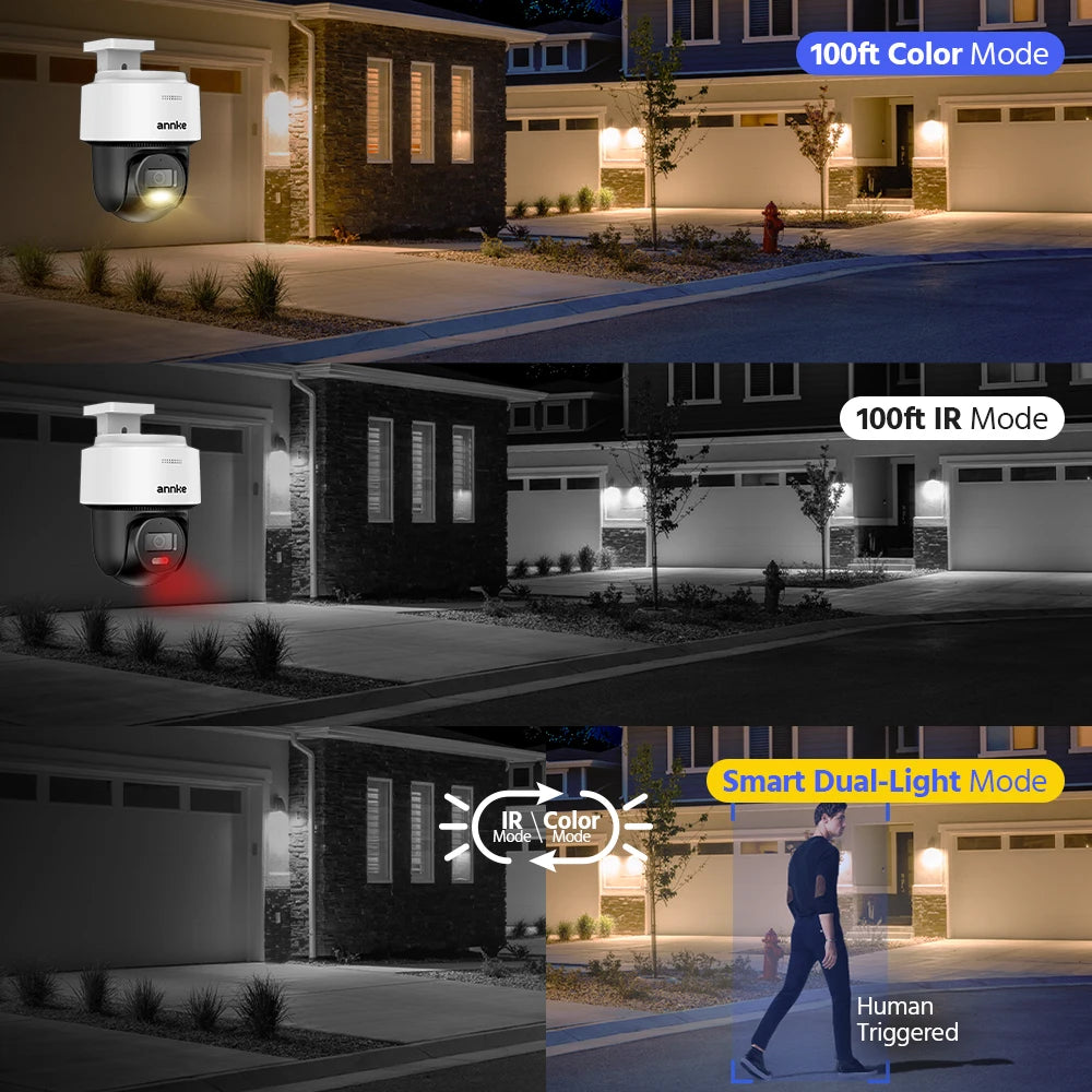 ANNKE 3K Speed Dome PoE Security Camera Smart Night Vision