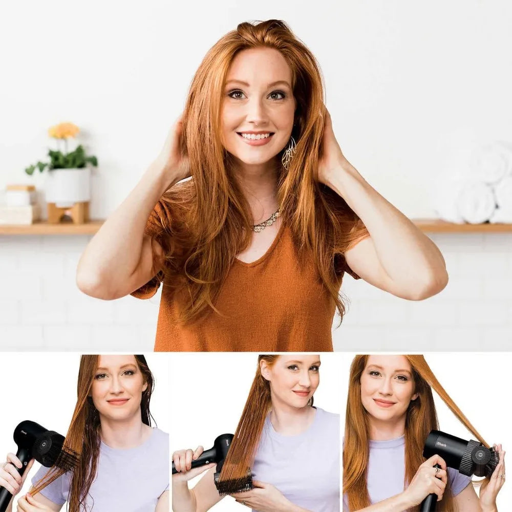 Shark HD125CO HyperAIR Hair Dryer With IQ Attachments And Presets