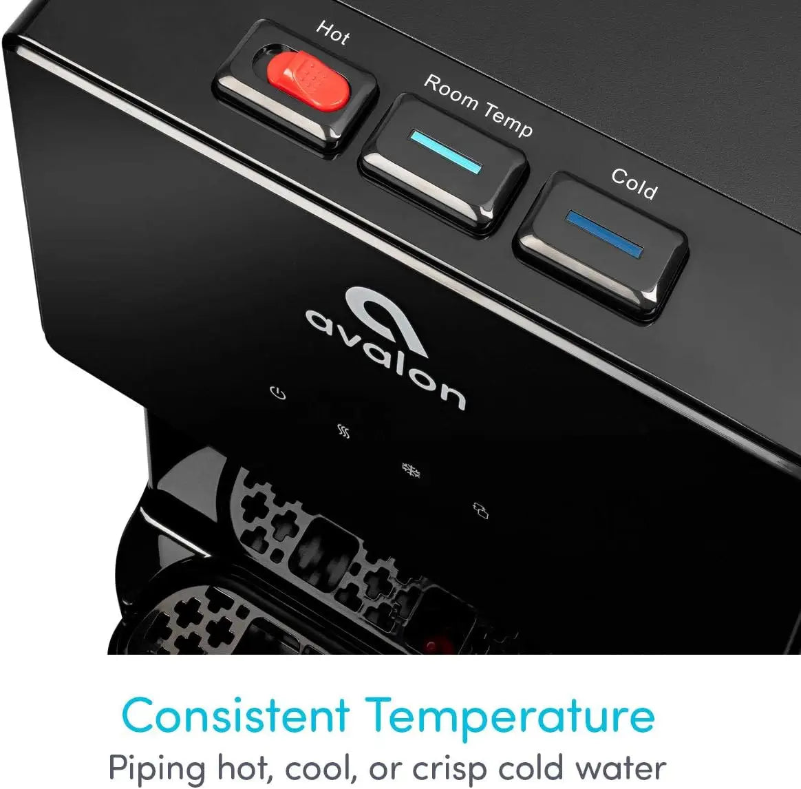 XMSJ A4BLWTRCLR Bottom Loading Water Cooler Dispenser Three Temperature Settings
