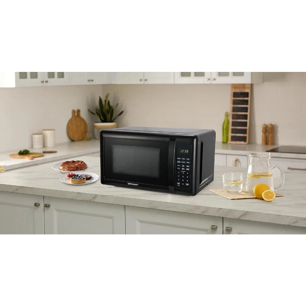 Emerson Compact Countertop Microwave Oven Touch Control