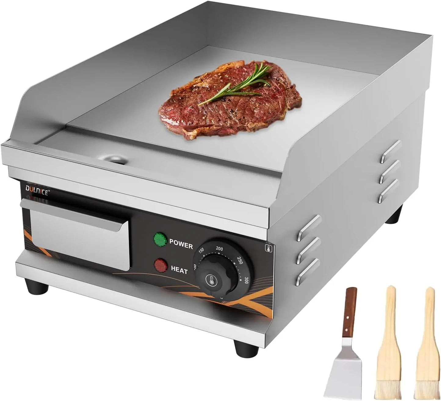XMSJ Commercial Electric Griddle Flat Top Grill With Temperature Control