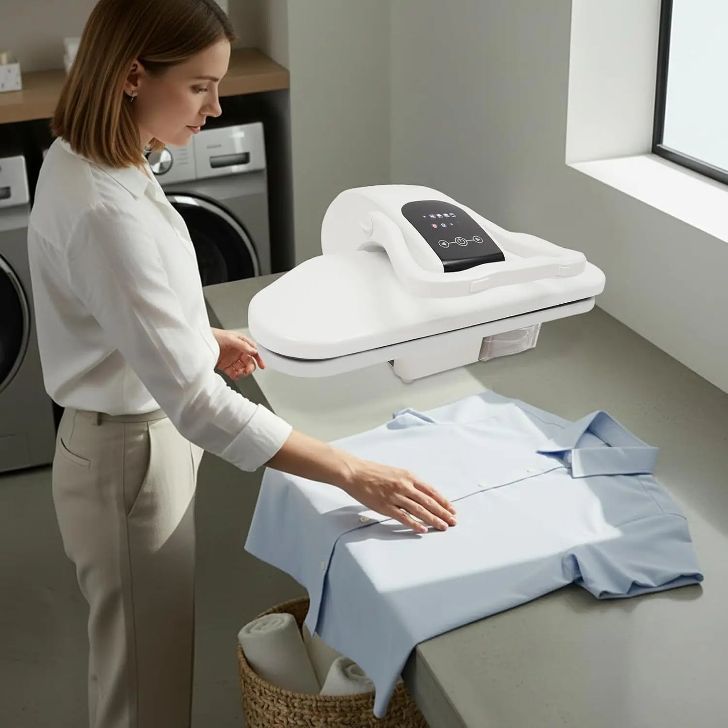 XMSJ Intelligent Steam Iron 1600W With 5 Fabric Settings
