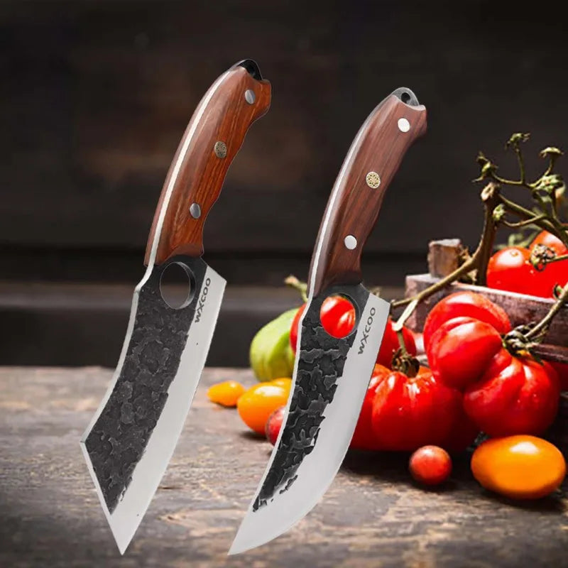 WXCOO Stainless Steel Boning Knife Set Professional Kitchen Knives