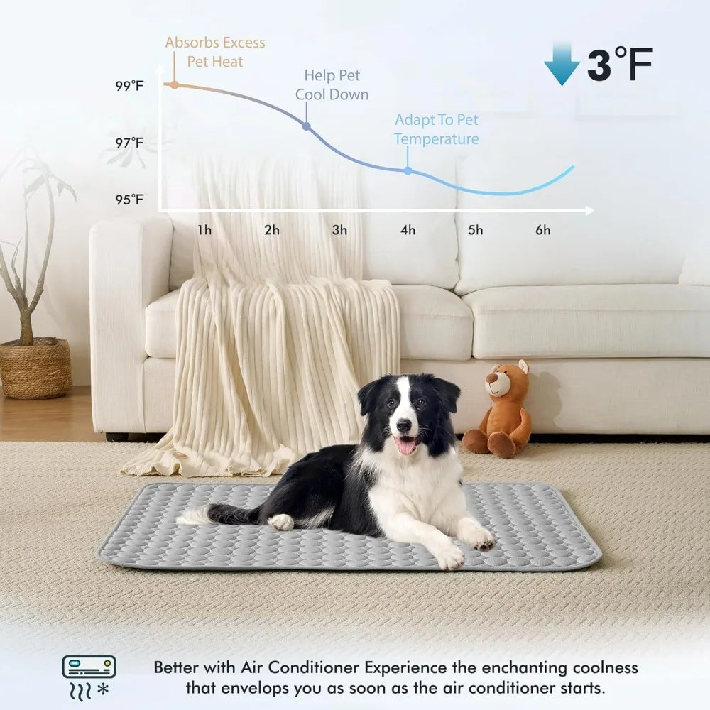 NBVCX Summer Cooling Mat For Pets And People Portable Washable