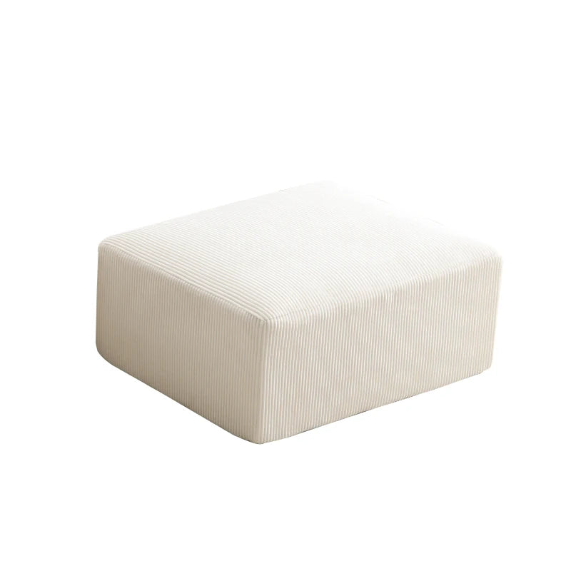 Modern Corduroy Cloud Sectional Sofa Bed With Deep Seat Cushions