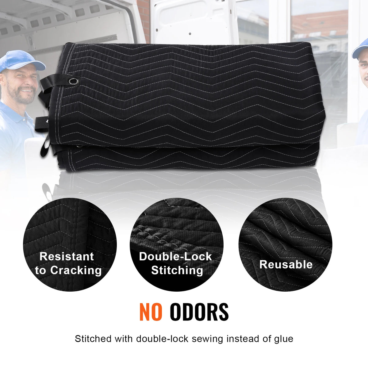 SucceBuy Sound Dampening Blanket With Grommets For Studio And Door