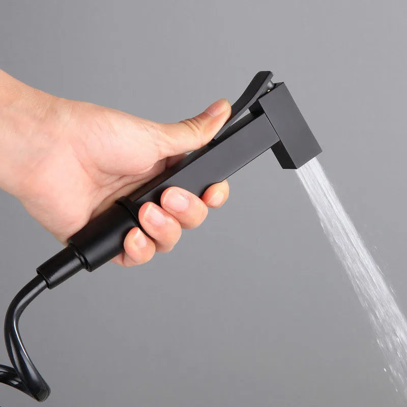 ZAPPO Bidet Sprayer Faucet for Toilet Brass Rough-In Kit