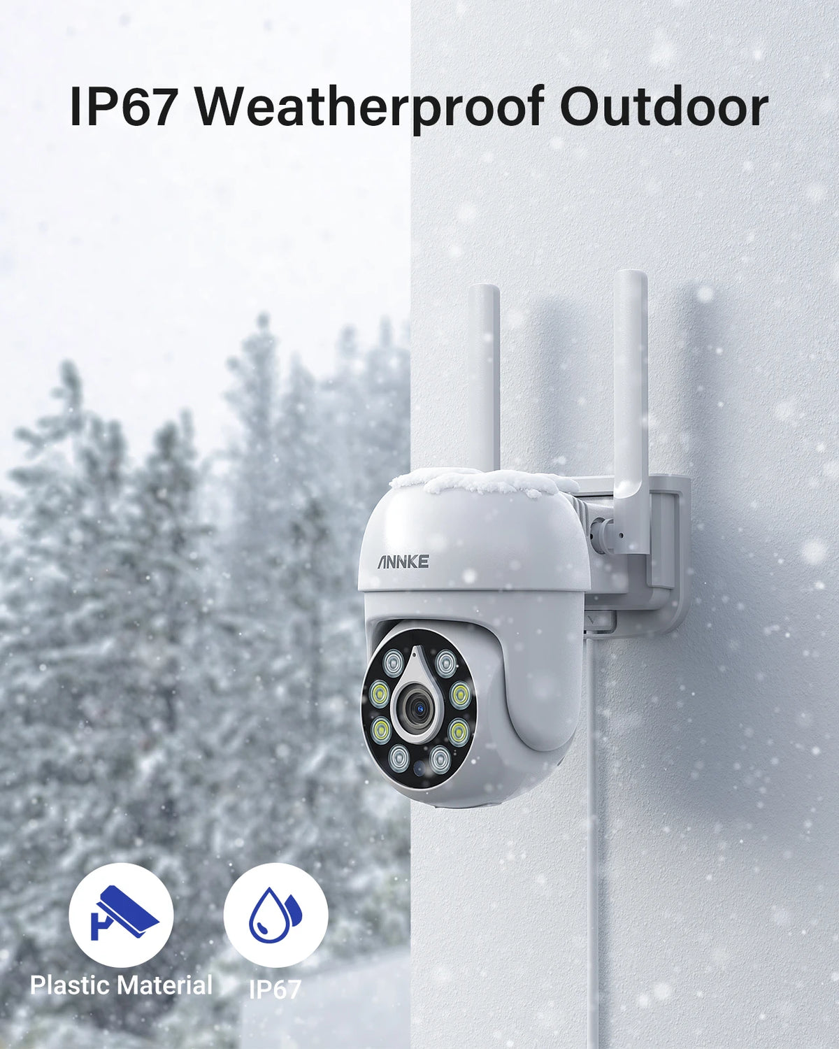 ANNKE 5MP WiFi Camera Human Detection Two Way Audio Night Vision