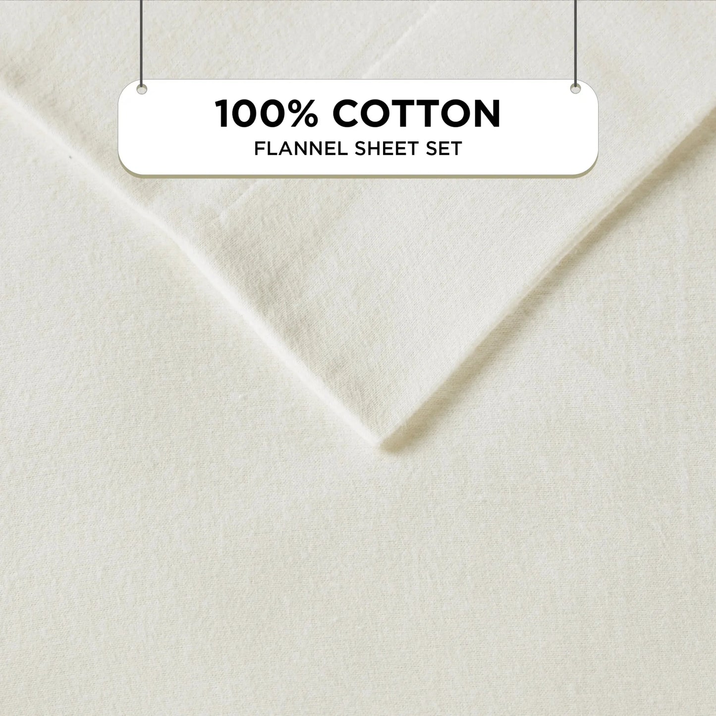 100 Percent Cotton Flannel Sheet Set 4 Piece With Deep Pockets