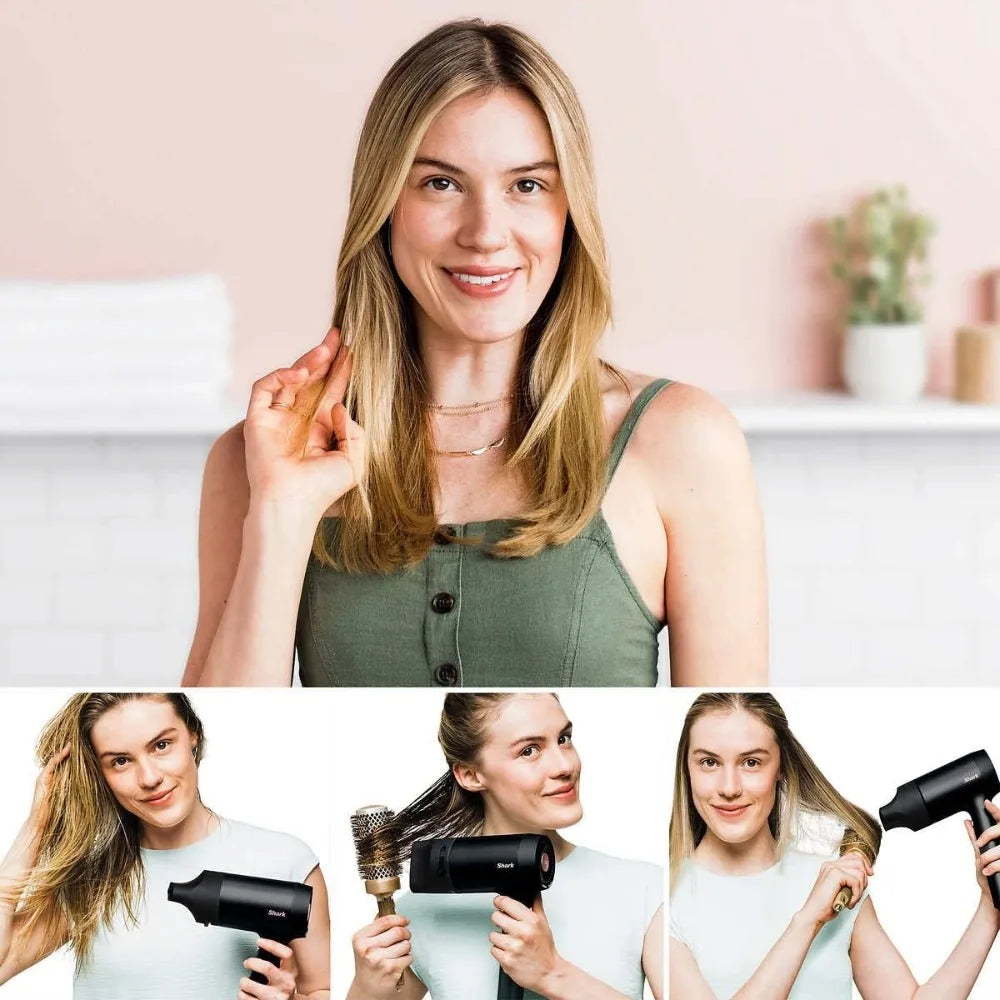 Shark HD125CO HyperAIR Hair Dryer With IQ Attachments And Presets
