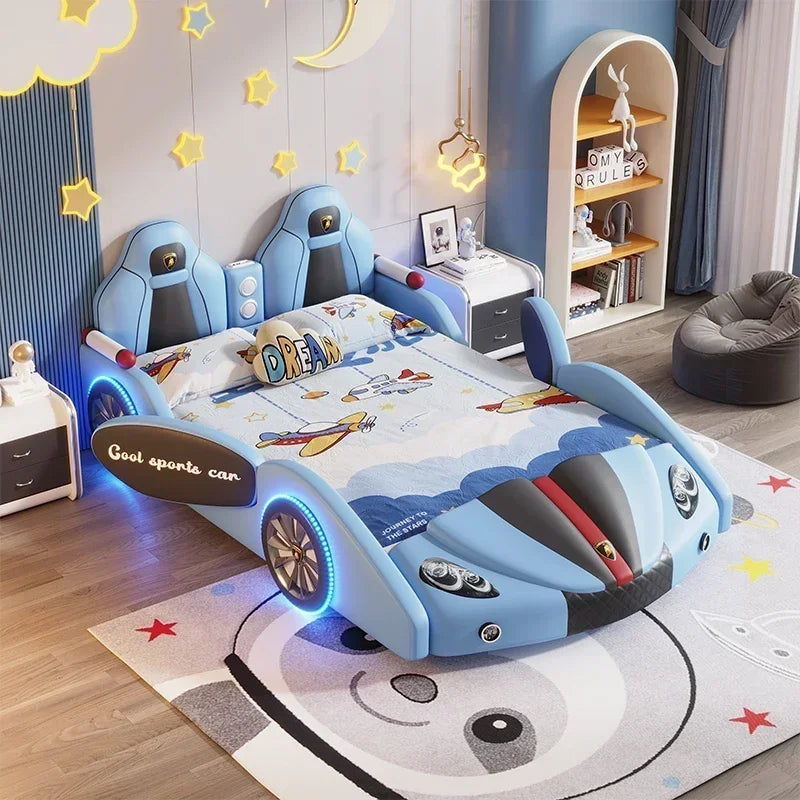 Dutrieux Multifunctional Loft Bed With Lights For Toddlers