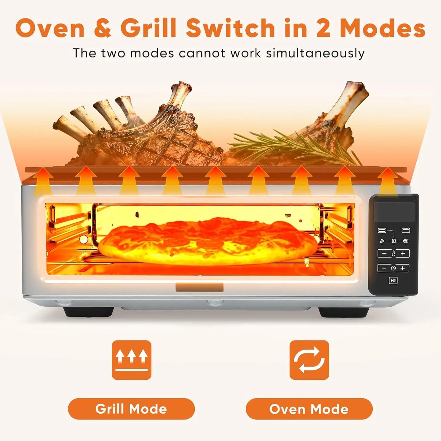 XMSJ Electric Indoor Grill Smokeless Griddle With Lid for Kitchen