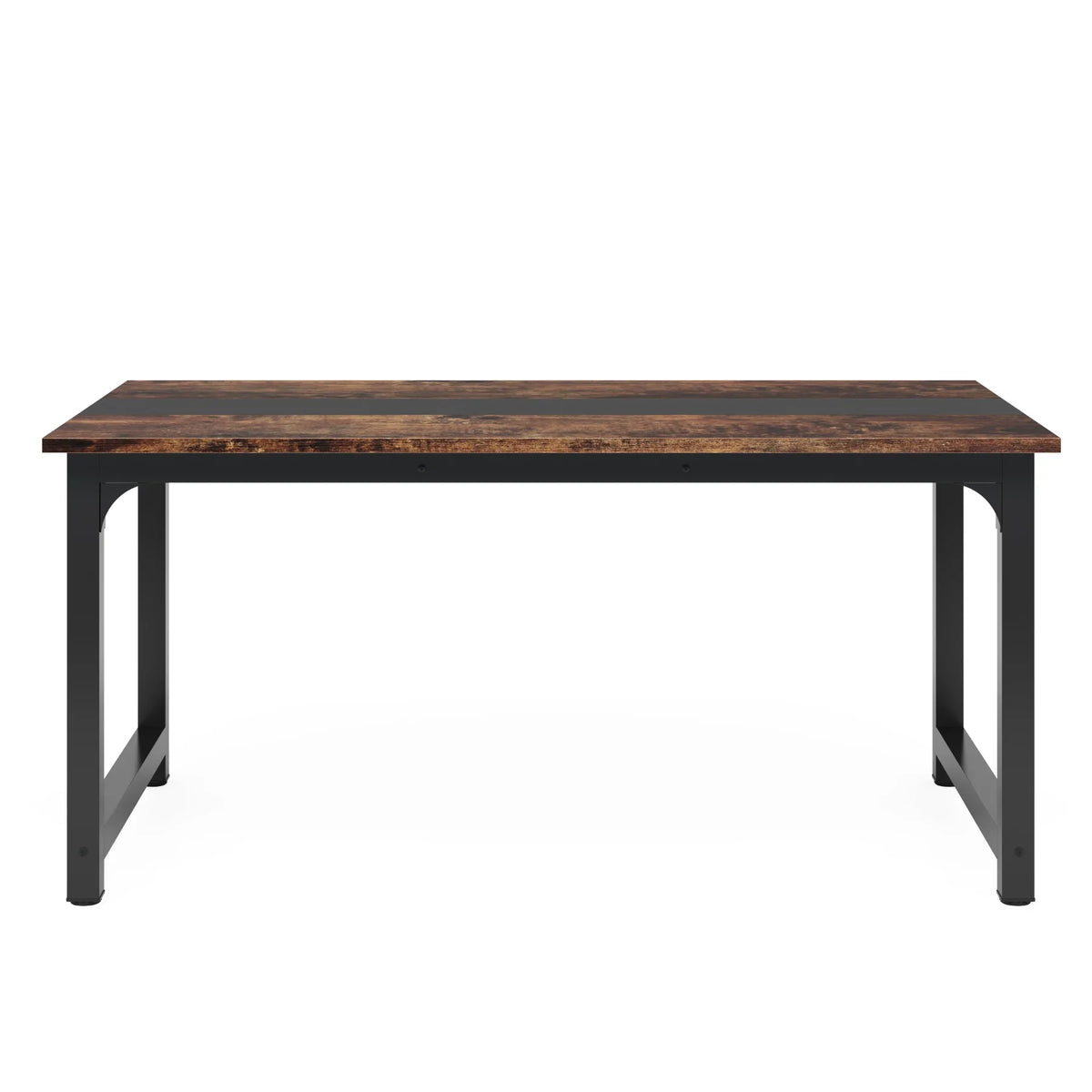 Tribesigns Industrial Rectangular Wood Dining Table For Kitchen