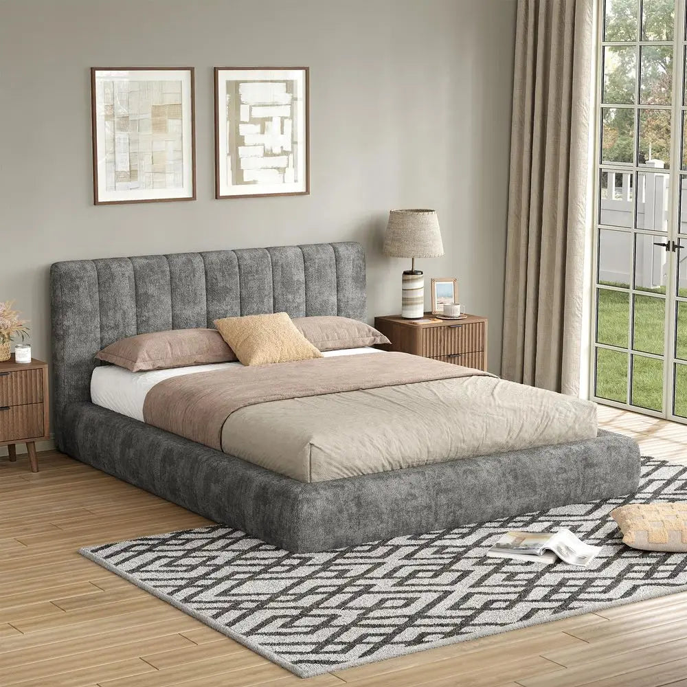 Queen Adjustable Bed Frame And Cooling Gel Memory Foam Mattress