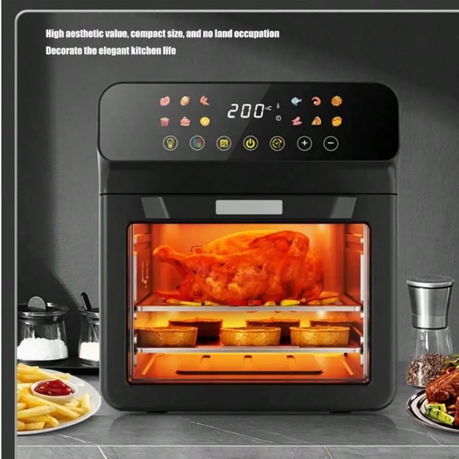 XMSJ Visual Intelligent Fully Automatic Air Fryer Anti Scald Handle