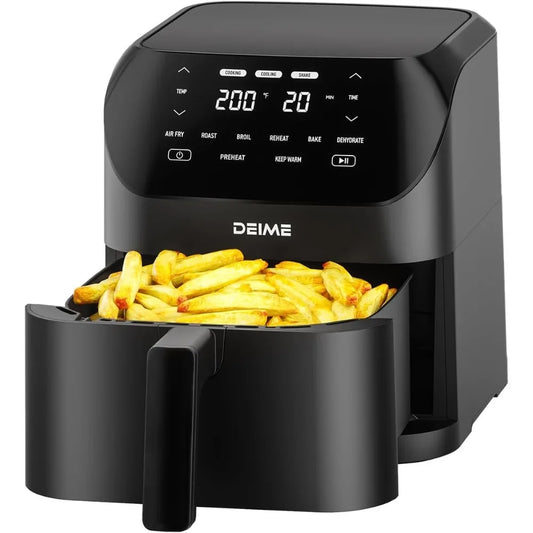 XMSJ Air Fryer 1500W Oilless Healthy Cooker With 8 Presets