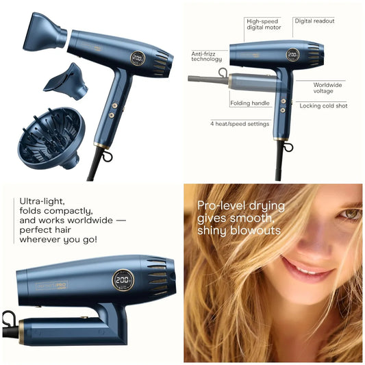 XMSJ Infiniti PRO By DigitalAIRE 2.0 Hair Dryer With Diffuser