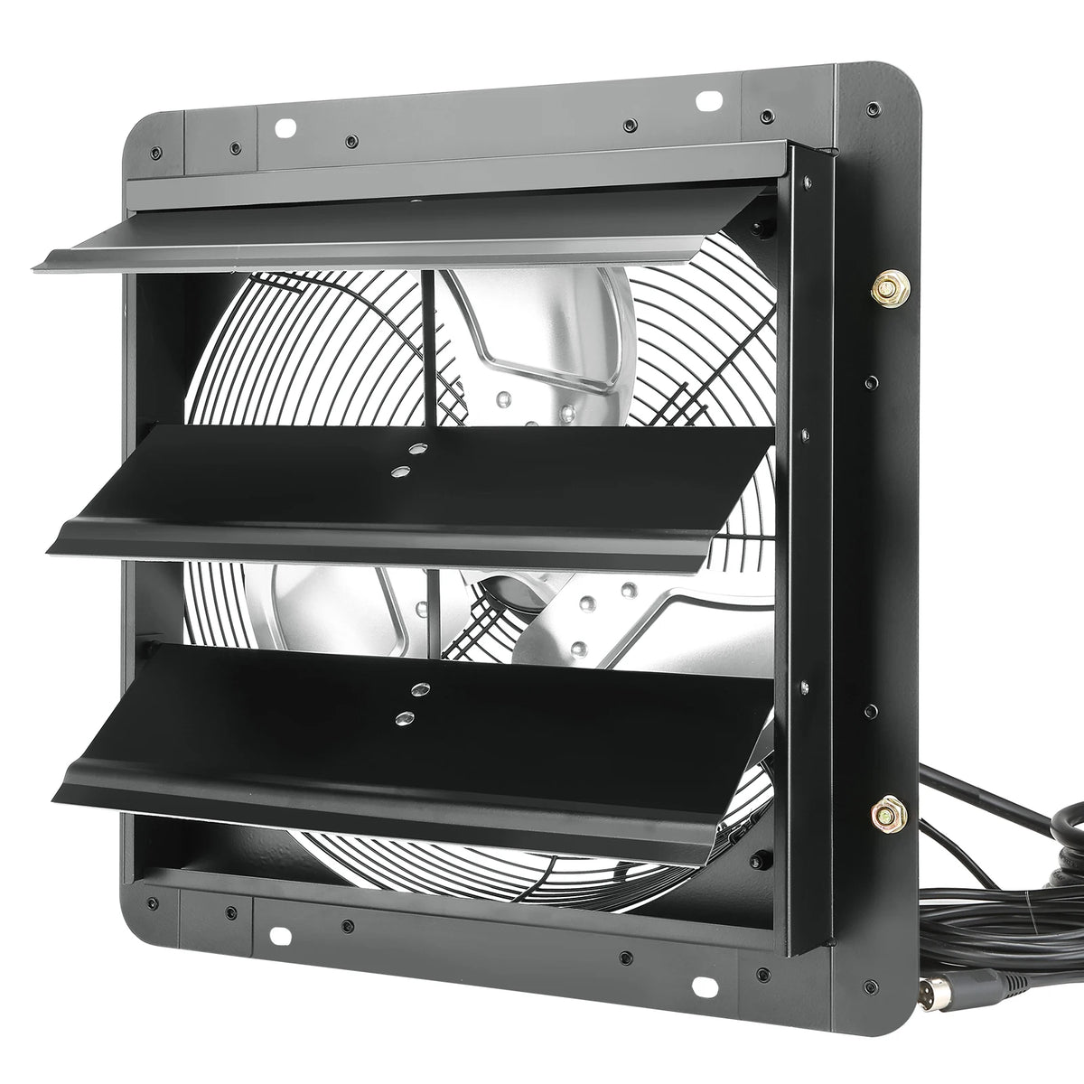 SucceBuy Adjustable Shutter Exhaust Fan for Greenhouse and Garage Ventilation