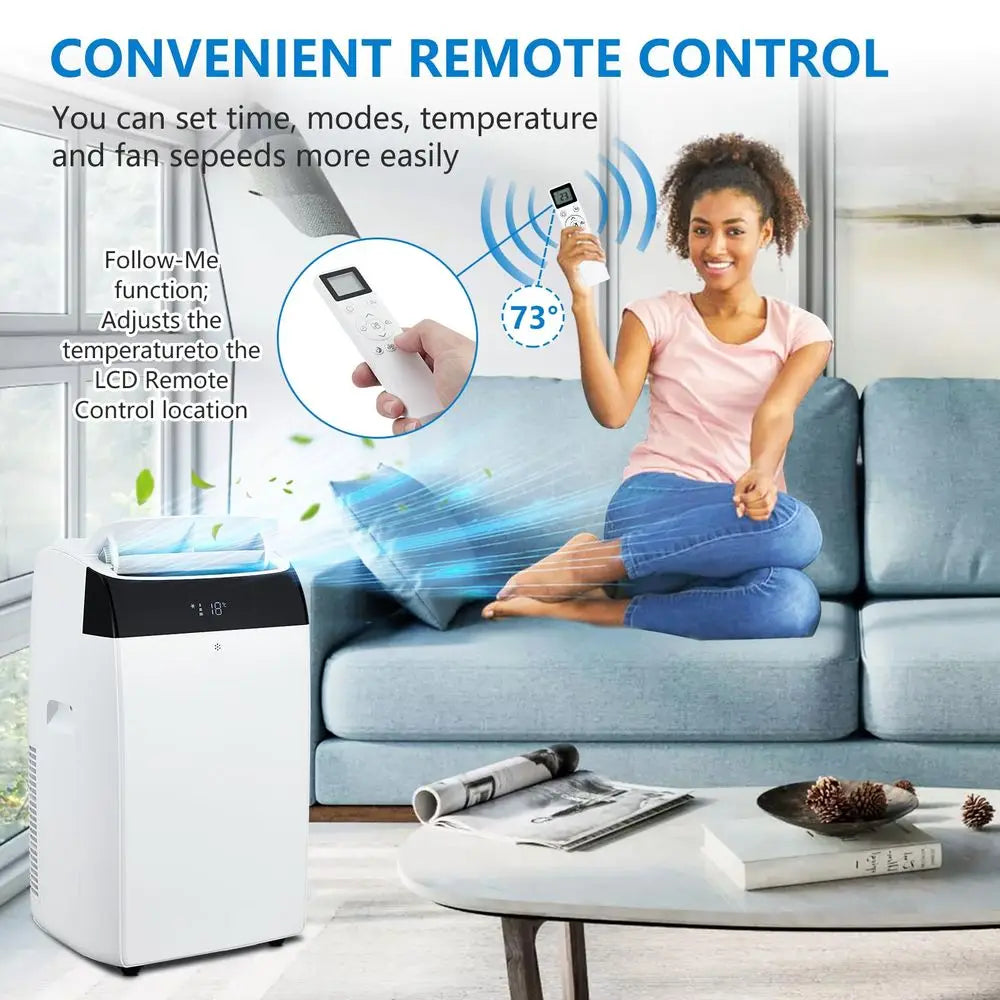 YTYIN 14000 BTU Portable Air Conditioner 3in1 with Remote