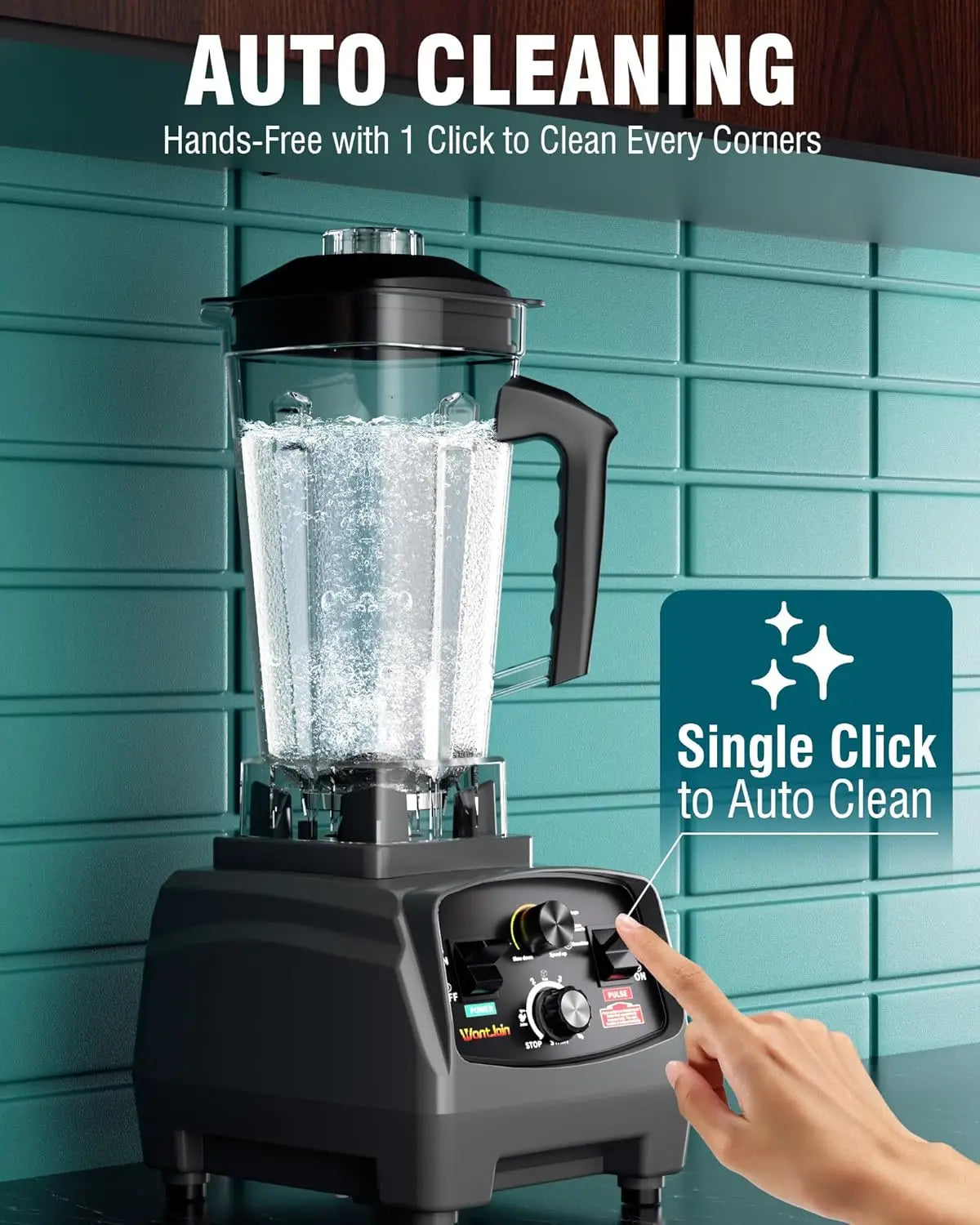 WantJoin Professional Blender 1800W High Power For Home And Commercial