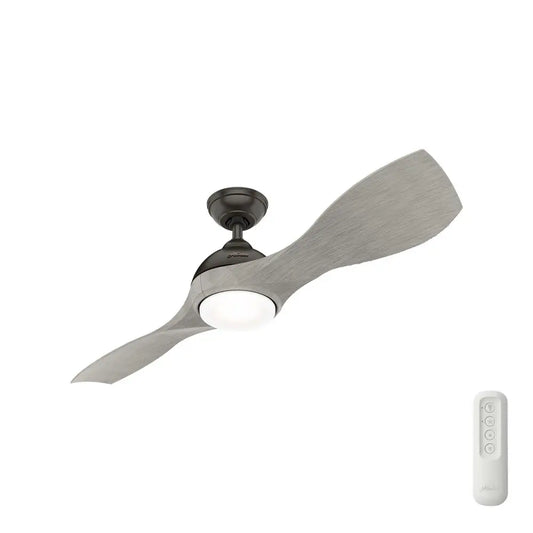 YTYIN Outdoor Ceiling Fan With LED Light Kit And Remote