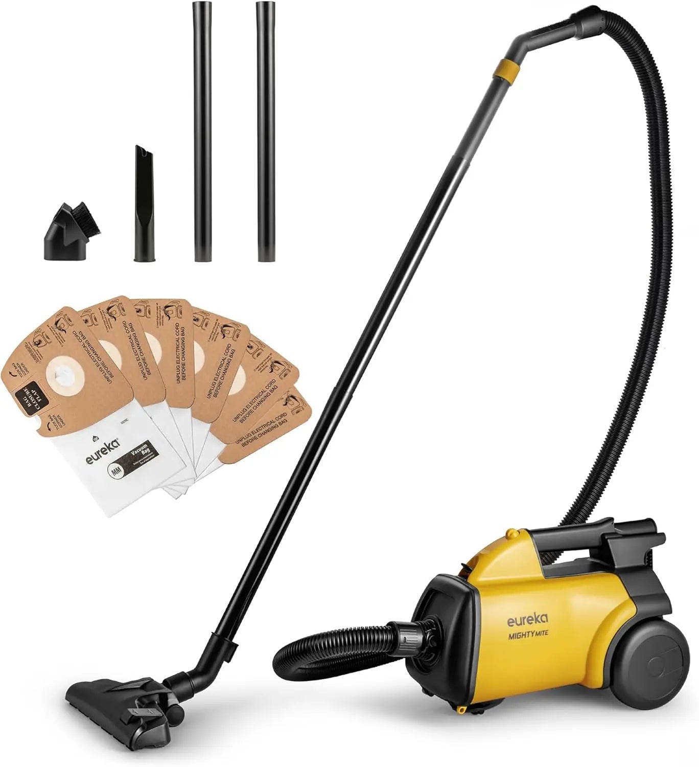 XMSJ Canister Vacuum Cleaner Lightweight Powerful For Carpets And Floors