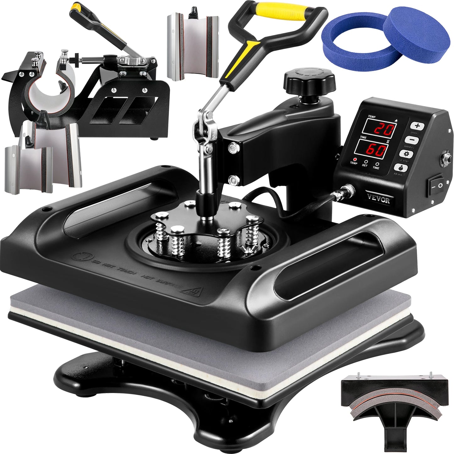 SucceBuy 8 In 1 Combo Heat Press Machine 360 Rotation