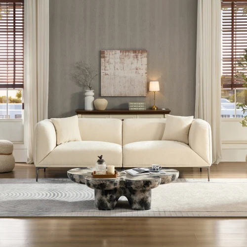 Modern L Shaped Living Room Sofa For Family Movie Nights