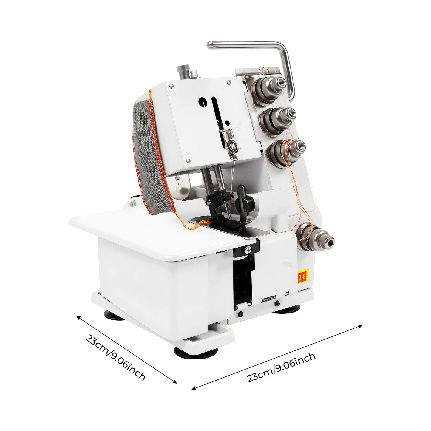 Four Thread Overlocking Sewing Machine For Cotton Silk Denim Fabrics