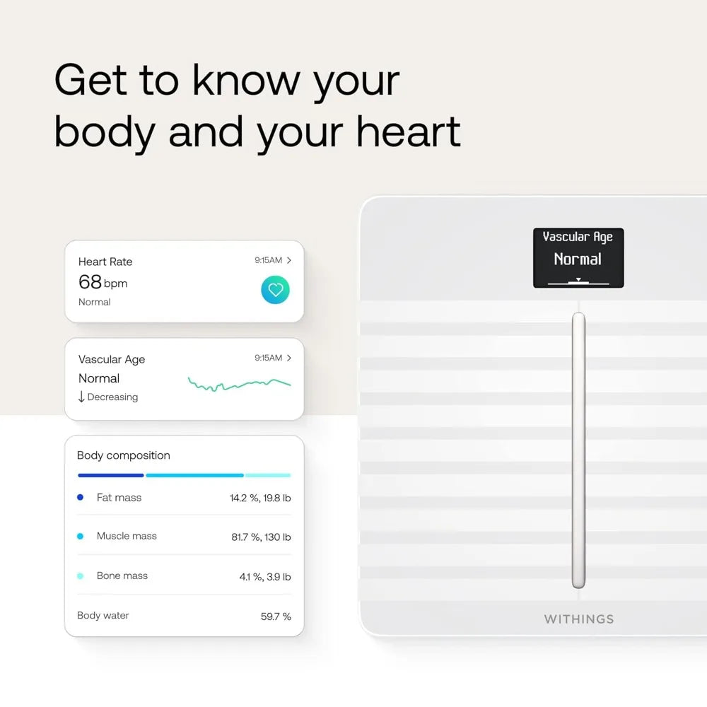 Withings Body Cardio Smart Scale Premium WiFi Heart Rate Tracker