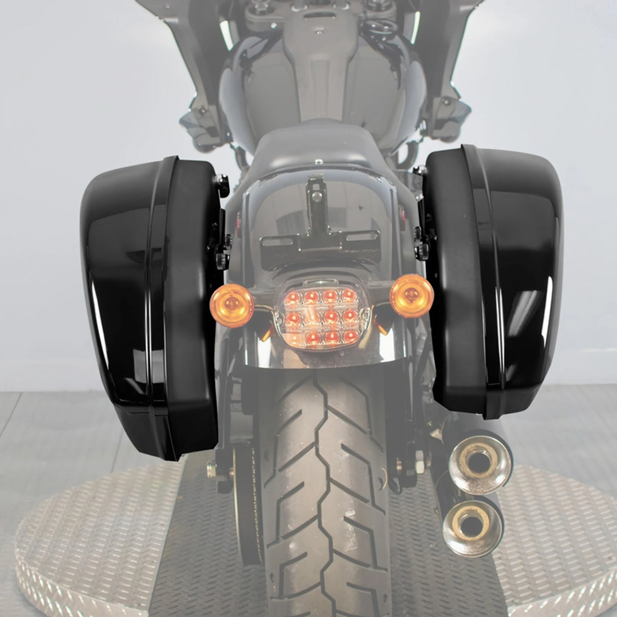 TCMT Saddlebag Side Bag For Harley Softail Low Rider Models