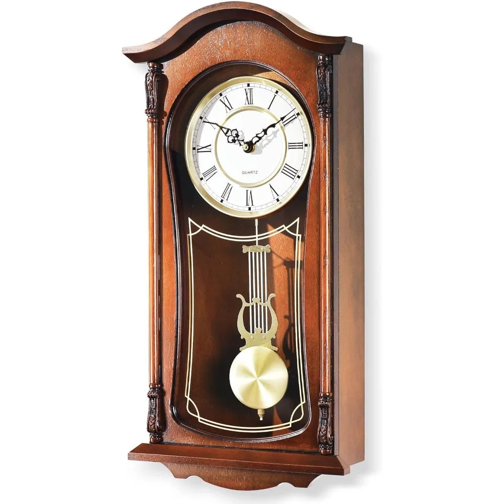 Analog Wall Clock With Hourly And Quarter Hour Chime