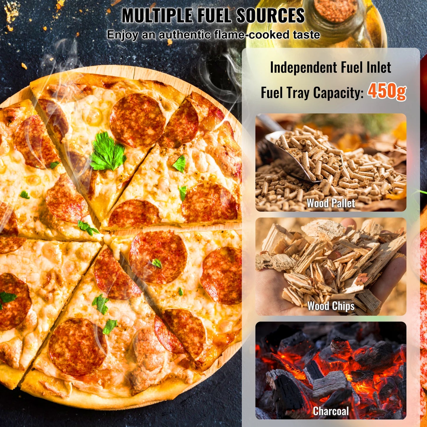 SucceBuy Portable Outdoor Oven Includes Pizza Stone Waterproof Cover