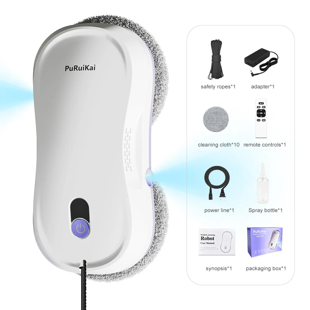 PuRuikai Electric Remote Control Robot Window Glass Cleaner