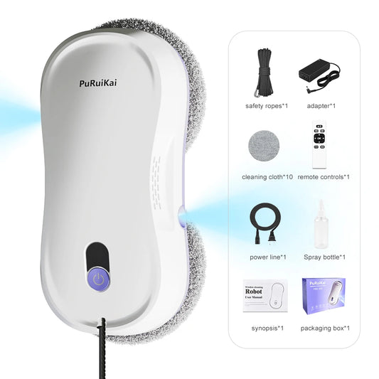 PuRuikai Electric Remote Control Robot Window Glass Cleaner