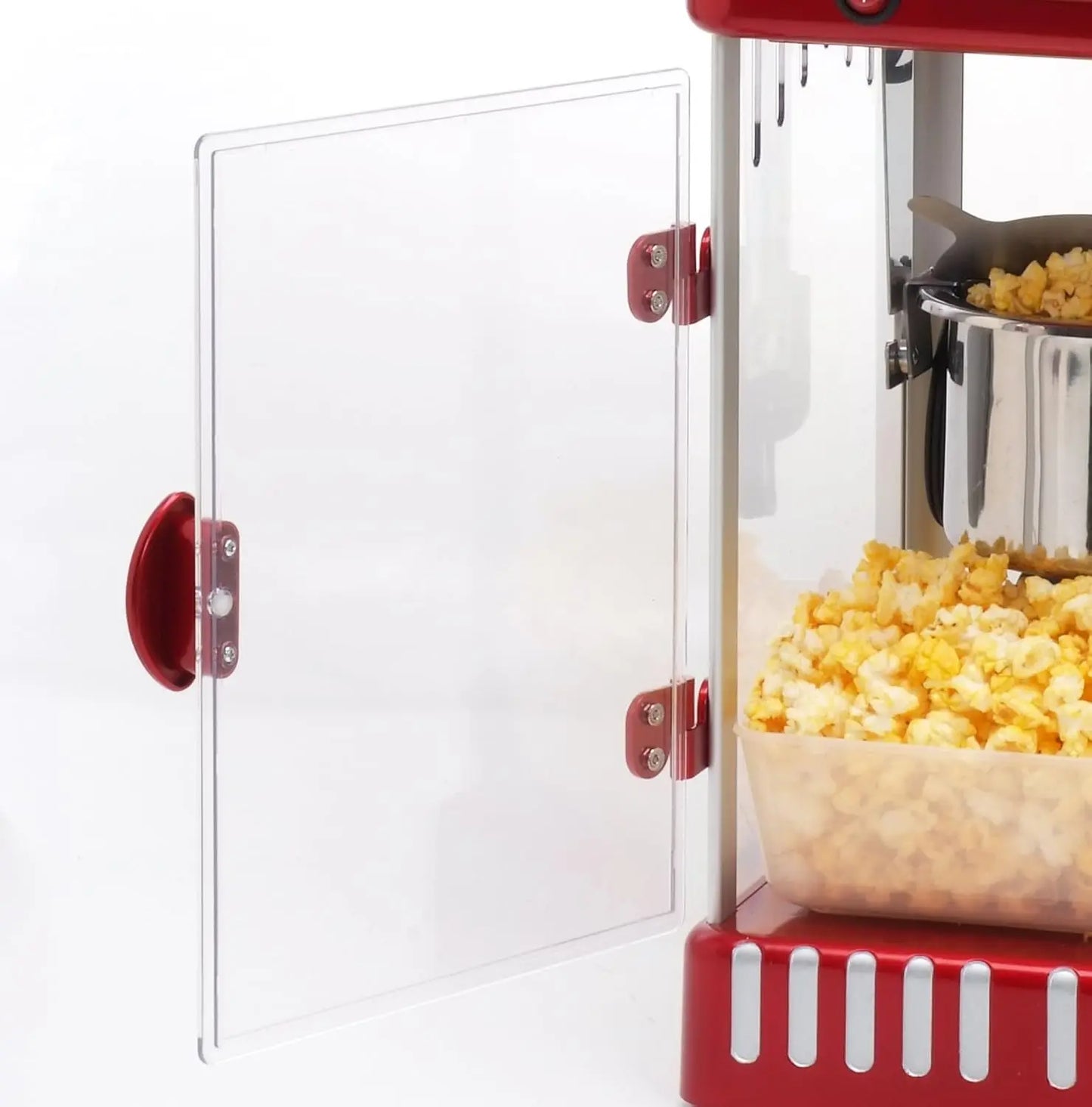 XMSJ Classic Carnival Tabletop Kettle Popcorn Popper Machine Retro Style