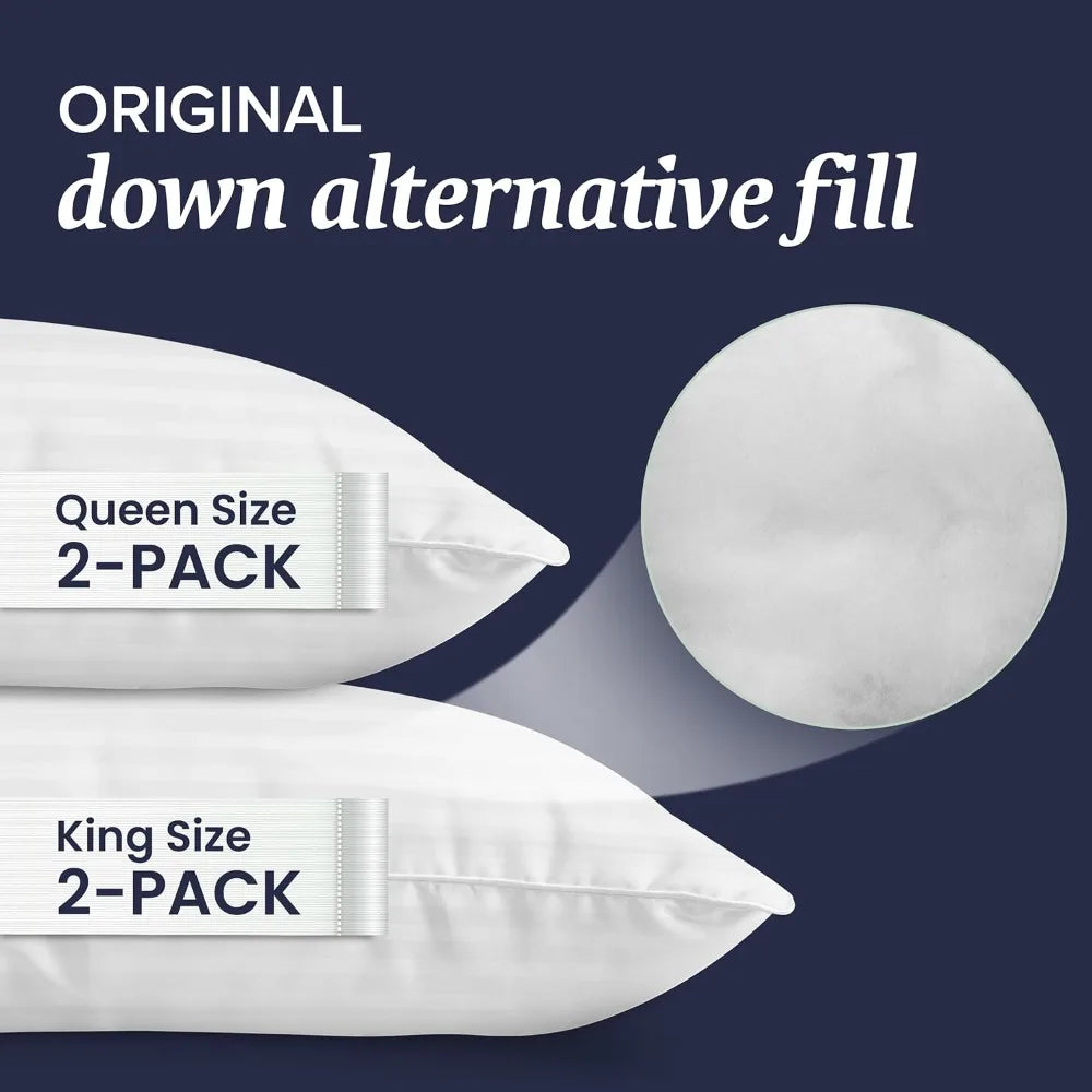 Beckham Hotel Collection Down Alternative Pillows Set of 2