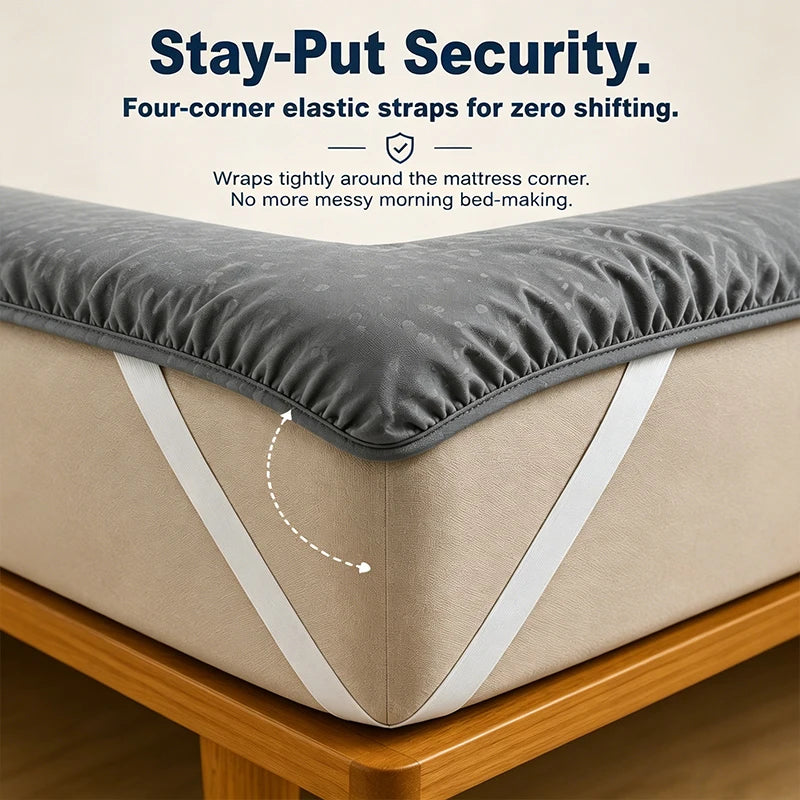 Lightweight Breathable Polyester Mattress Protector Dustproof Bedding Cover