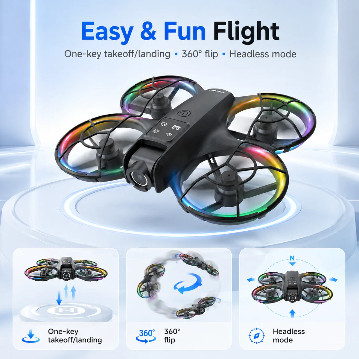 ZNLYRION K200MAX Mini Drone With Adjustable Camera And LCD Remote