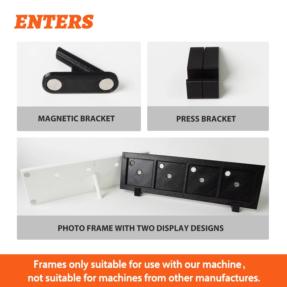 Blank Magnetic Photo Frames For Refrigerator Picture Inserts