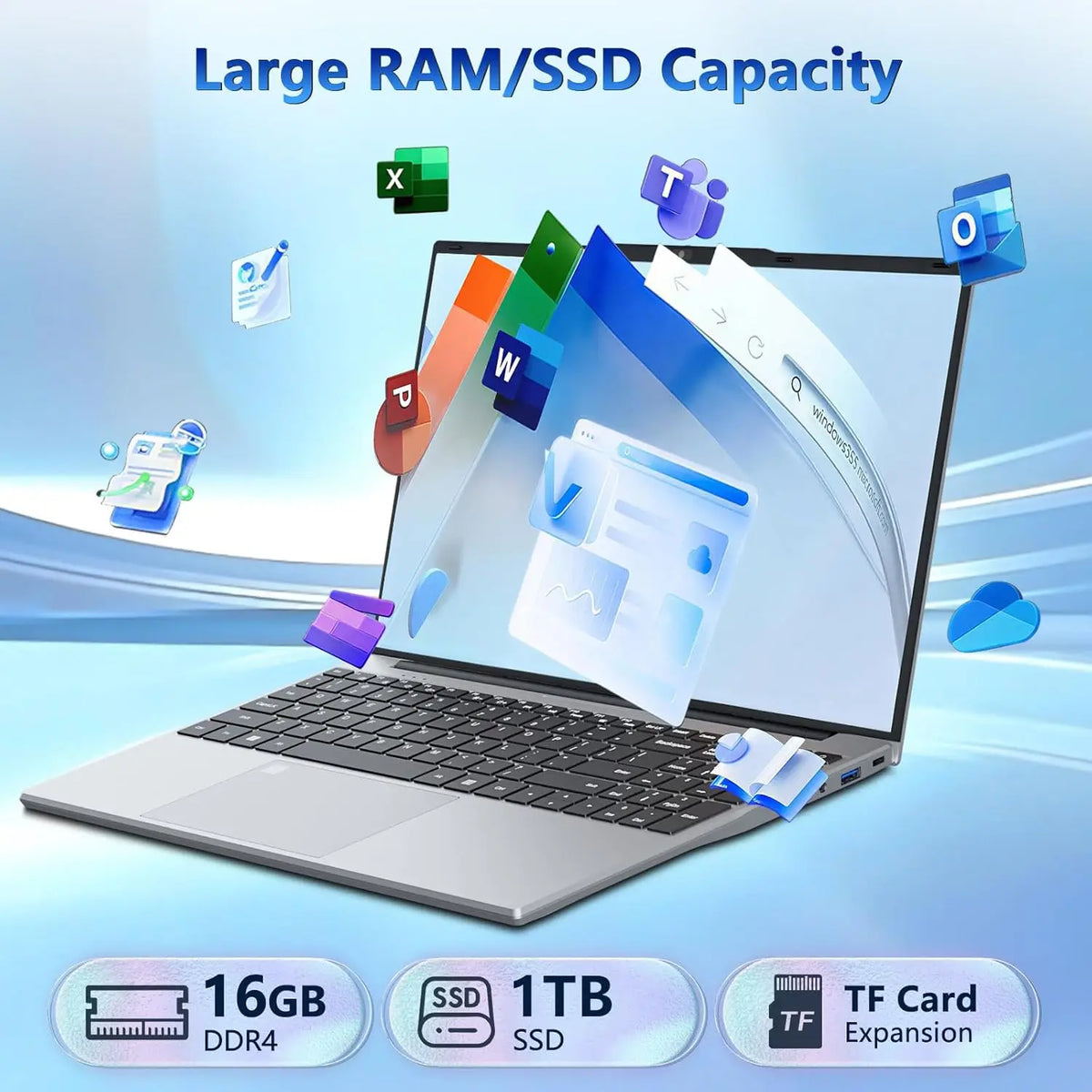 Xiaman Windows 11 Pro Intel Core i3 Laptop Fingerprint Unlock
