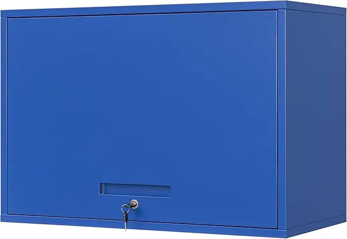 Metal Garage Wall Cabinet With Doors And Shelves Wall Mounted
