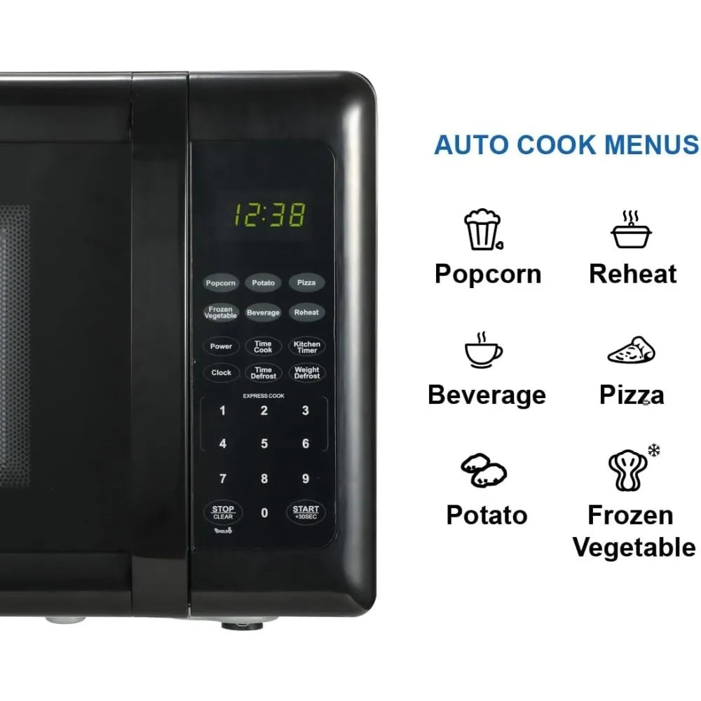 Emerson Compact Countertop Microwave Oven Touch Control