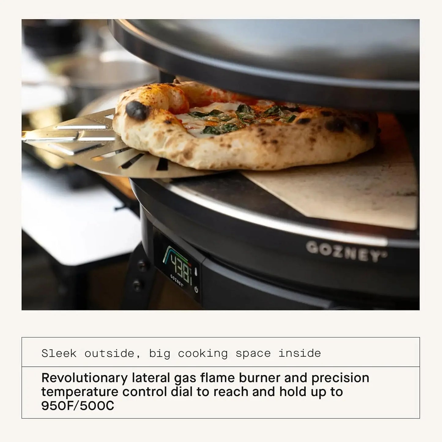 XMSJ Propane 950F Pizza Oven With Precision Flame Control