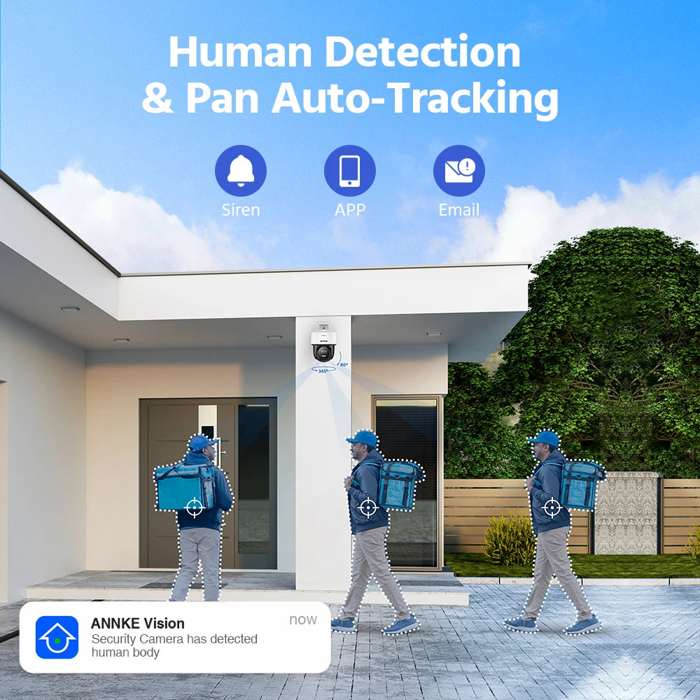 ANNKE 3K Speed Dome PoE Security Camera Smart Night Vision