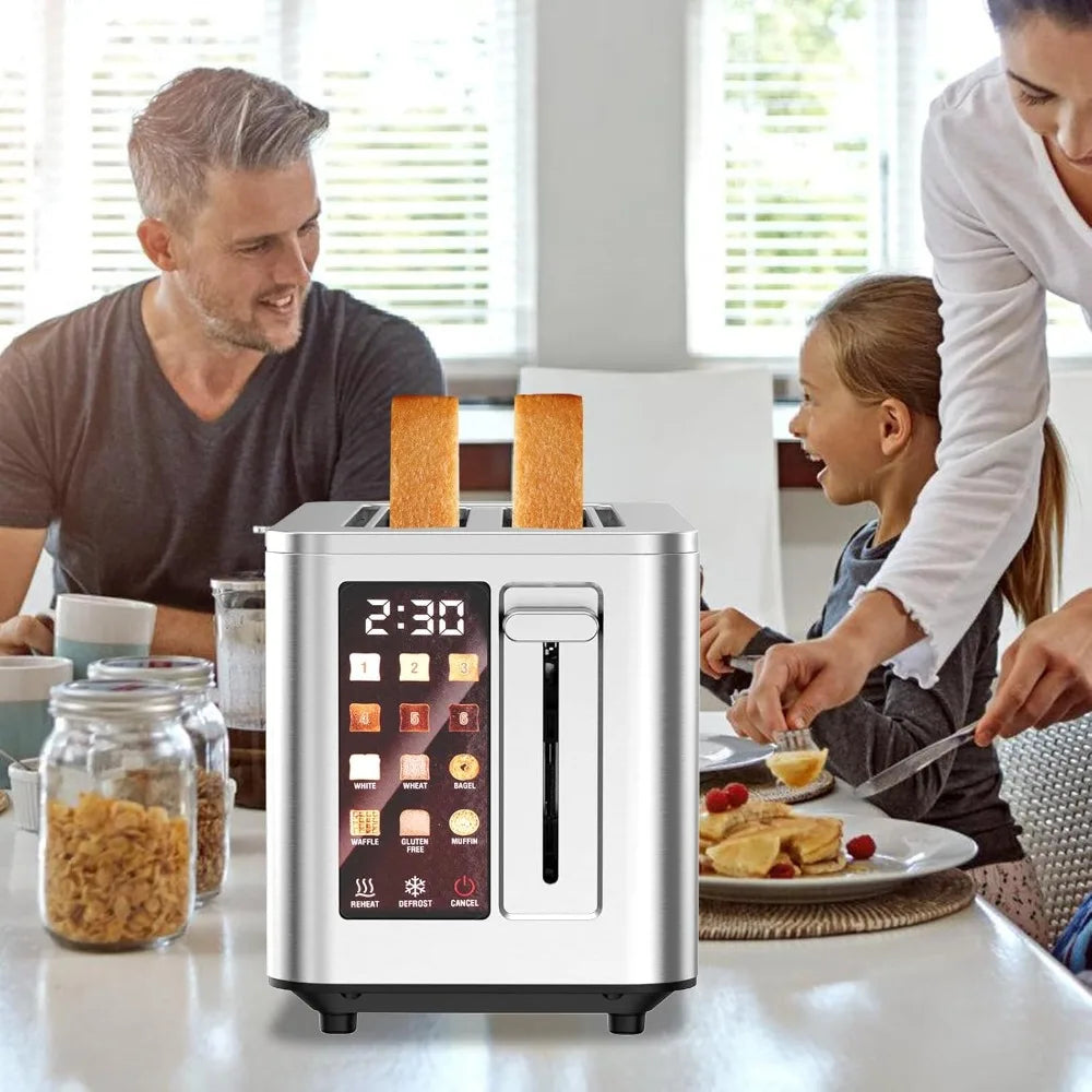 XMSJ 4 Slice Touch Screen Toaster With LCD Display