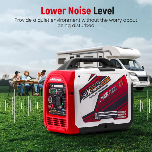 Maxpeedingrods Portable Dual Fuel 4KW Bluetooth Inverter Generator
