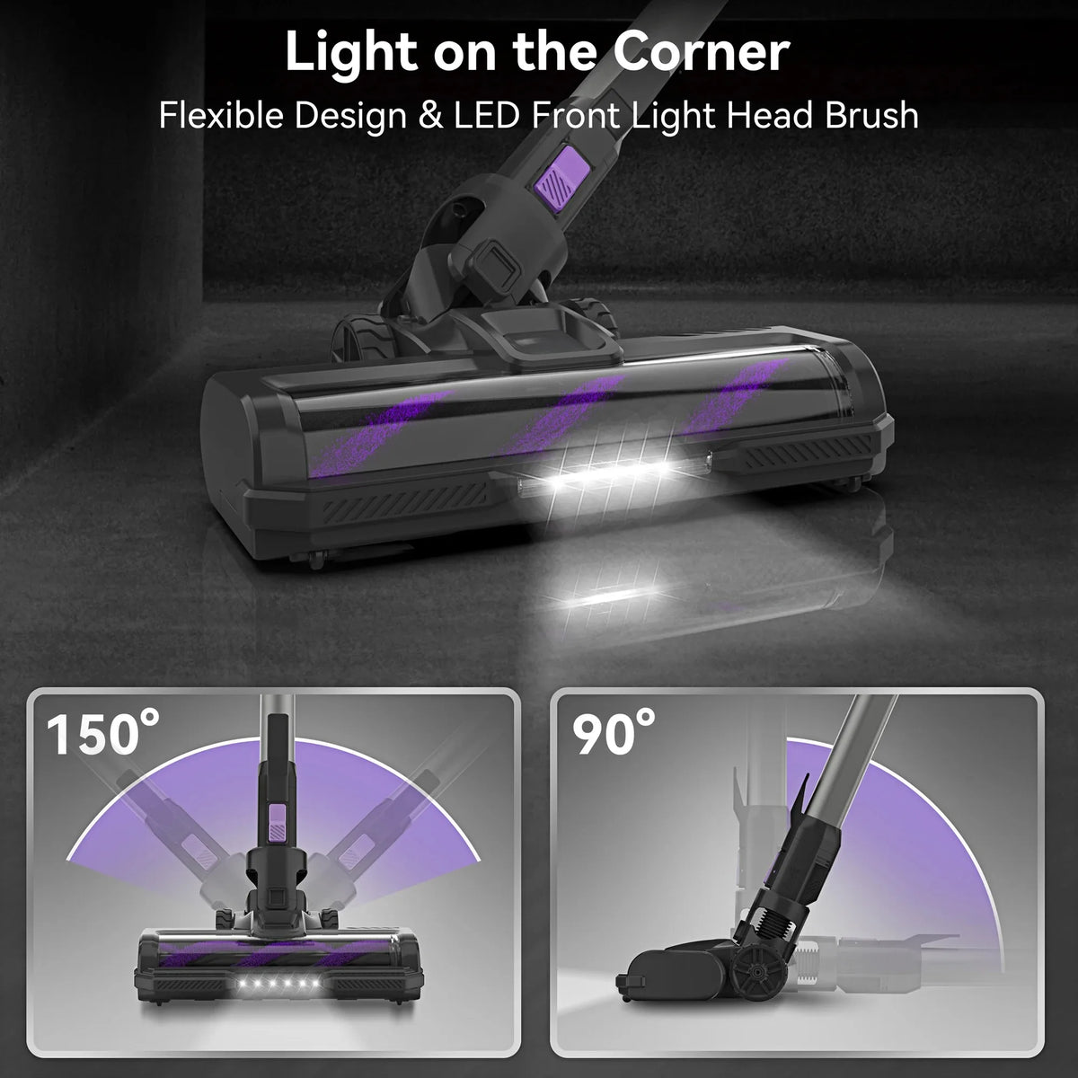 INSE S10 Cordless Stick Vacuum Cleaner With 45KPa Suction