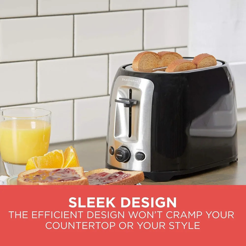2 Slice Toaster With Extra Wide Slots 7 Shade Settings