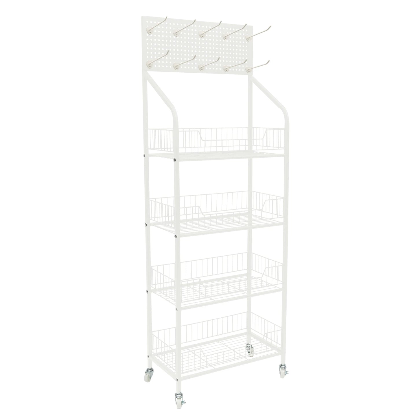 Four Tier Snack Rack Display Organizer Iron Retail Stand